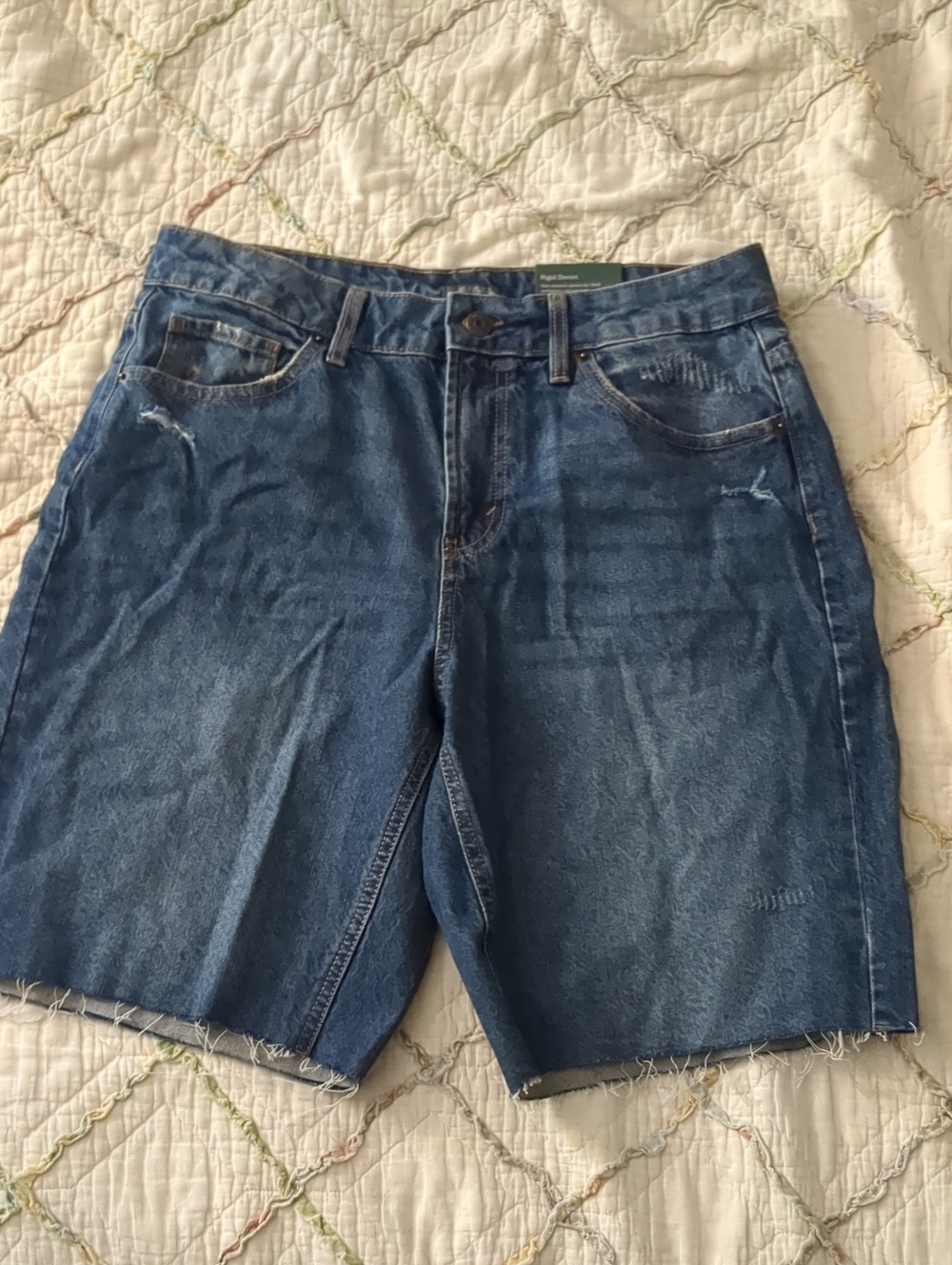 Jorts/Long Blue Denim Shorts Size 8